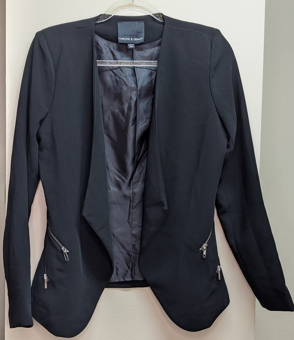 Harlowe & Graham Zippered Jacket sz M